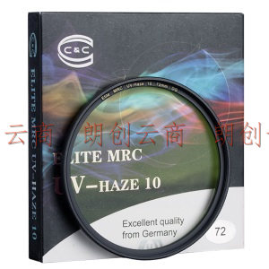 C&C uv镜72mm UV滤镜 超薄 铜环雾霾UV镜 保护镜 ELITE MRC UV-HAZE 10