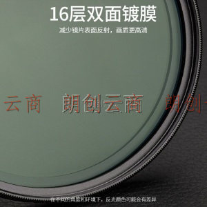 JJC ND滤镜 减光镜 可调ND2-400中灰密度镜 双面多层镀膜 单反微单相机滤光镜52mm