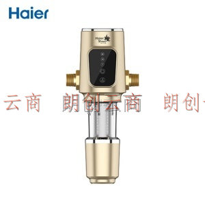 海尔（Haier）前置过滤器PF9智能家电净水器家用全自动反冲洗过滤器万向安装 高端金