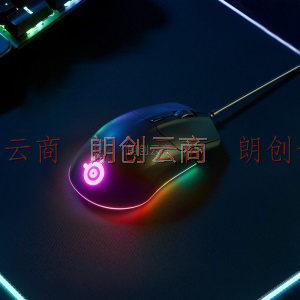 赛睿（SteelSeries）Rival 3 游戏鼠标 RGB灯效 轻量化鼠标 电竞有线鼠标