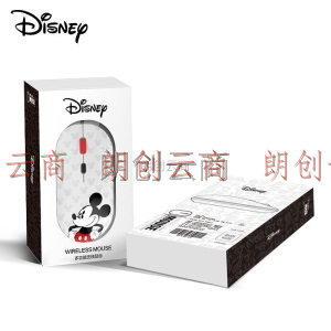 JRC 迪士尼授权 2.4G无线5.0蓝牙双模式鼠标 办公鼠标 对称鼠标 华为苹果小米联想华硕戴尔适用 白色