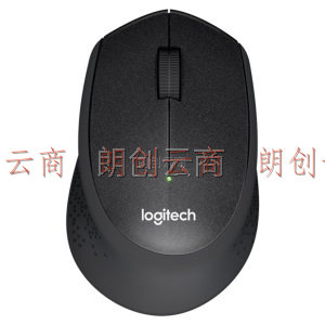 罗技（Logitech）M330 无线静音鼠标 家用办公鼠标 笔记本电脑台式机通用右手鼠标 舒适曲线 黑色