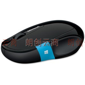 微软 (Microsoft) Sculpt舒适滑控鼠标 黑色  无线蓝牙连接 纵横滚轮 Windows触控键 人体工学 蓝影技术