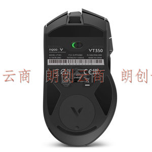  无线鼠标-雷柏VT350- 黑色-5000DPI- 11个可宏定义编程按键