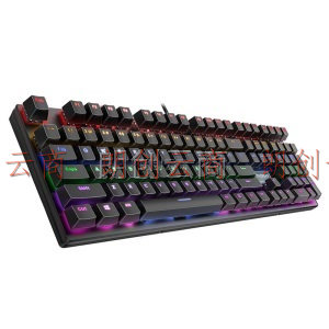 雷柏（Rapoo） V700S合金版 混光机械键盘 游戏键盘 吃鸡键盘 背光键盘 电脑键盘 笔记本键盘 黑色 茶轴