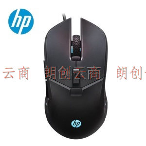 惠普（HP）G260游戏鼠标 有线静音鼠标 电竞吃鸡机械鼠标 家用鼠标 黑色（非静音）