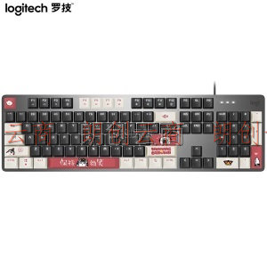 罗技（Logitech）K845机械键盘 有线键盘 游戏办公键盘 TTC轴 青轴 吾皇万睡系列