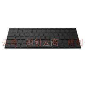 雷柏（Rapoo） E6080 键盘 无线蓝牙键盘 办公键盘 超薄便携键盘 78键 电脑键盘 充电键盘 黑色