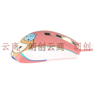 斗鱼（DOUYU.COM）DMG-700  粉色鼠标 游戏鼠标 女生电竞鼠标 幻彩鼠标 涂鸦版