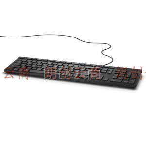 戴尔（DELL）KB216 有线键盘 电脑办公键盘 即插即用 全尺寸键盘 标准104键多媒体键盘 （黑色10支套装）