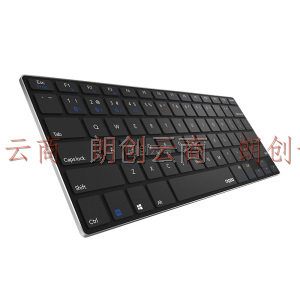 雷柏（Rapoo） E9000G 无线键盘 蓝牙键盘 多模键盘 办公键盘 超薄便携键盘 78键 电脑键盘 笔记本键盘 黑色