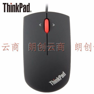 ThinkPad（thinklife）有线鼠标 商务办公游戏台式笔记本电脑通用鼠标 蓝光经典款 蓝光经典款