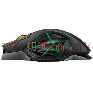 ROG斯巴达 无线鼠标 游戏鼠标 有线鼠标 双模多侧键鼠标 RGB发光 可换微动 8200DPI 黑色