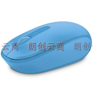 微软 (Microsoft) 无线便携鼠标1850 天青蓝  无线2.4GHz Nano接收器 轻巧便携 多色可选 办公对称鼠标