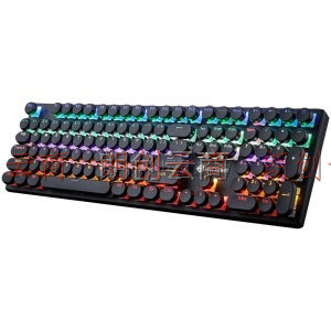魔炼者 1505 (MK5) 机械键盘 有线键盘 游戏键盘 108键背光键盘 电脑键盘 全键无冲 吃鸡键盘 青轴