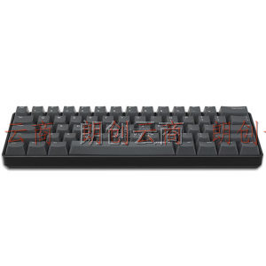 雷柏（Rapoo） V860 机械键盘 有线键盘 游戏键盘 61键 原厂Cherry轴 吃鸡键盘 黑色 樱桃红轴