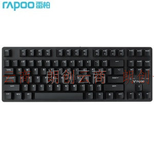 雷柏（Rapoo） V500PRO-87无线版 机械键盘 无线键盘 办公键盘 87键 笔记本键盘 电脑键盘 机械轴颜色随机