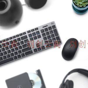 戴尔（DELL）KM717 无线键盘鼠标 高级办公键鼠套装 标准104键 多媒体组合键盘 长效续航（黑色）