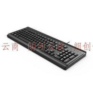双飞燕（A4TECH)  KB-8A 键盘 有线键盘 办公键盘 USB笔记本台式机通用键盘 全尺寸 黑色