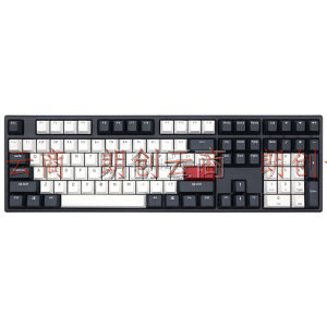 吉利鸭（KBDucky）ZERO燕尾服有线108键   cherry樱桃红轴 游戏键盘 机械键盘 电脑键盘