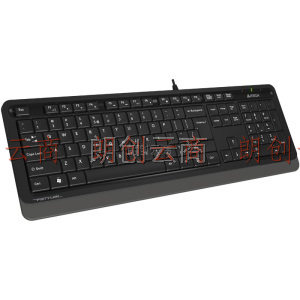 双飞燕（A4TECH）飞时代FK10 键盘 有线键盘 办公键盘 全尺寸 超薄时尚 遂空灰
