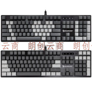 双飞燕（A4TECH）B770R空军  血手幽灵机械键盘 有线键盘 游戏键盘 全光轴 全尺寸 RGB 背光键盘 黑色 光轴
