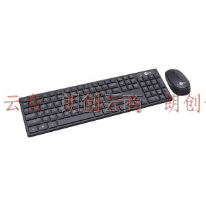 来酷（Lecoo）无线键鼠套装 键盘鼠标套装 电脑键盘鼠标 KM2001 黑色