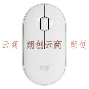 罗技（Logitech）Pebble鹅卵石无线静音鼠标K480多设备蓝牙键盘 无线办公键鼠套装（白）