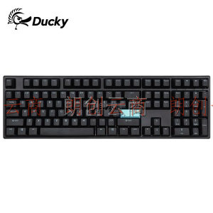 吉利鸭（KBDucky）ZERO 经典黑有线108键   cherry樱桃茶轴 游戏键盘 机械键盘 电脑键盘