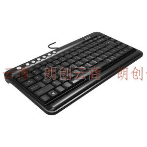 双飞燕（A4TECH）KL-5 键盘 有线键盘 办公键盘 便携小键盘  笔记本键盘 USB接口 黑色