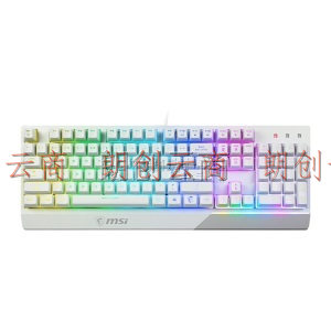 微星 MSI 微星（MSI）游戏键鼠套装 GK30电竞键盘+GM11游戏鼠标 白色