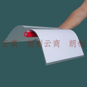 广博(GuangBo)10个装A4/23mm透明抽杆夹 办公报告夹拉杆夹 加厚资料整理收纳文件夹A26026