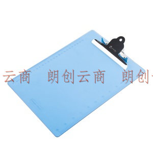 广博(GuangBo)A4优质PS书写板夹/文件夹板带刻度 蝴蝶夹颜色随机 单个装WJ6103