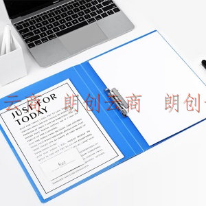 广博(GuangBo) 10只装PP单强力A4文件夹板/资料夹/档案夹 明丽蓝A26001