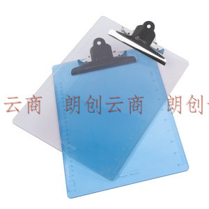 广博(GuangBo)A4优质PS书写板夹/文件夹板带刻度 蝴蝶夹颜色随机 单个装WJ6103