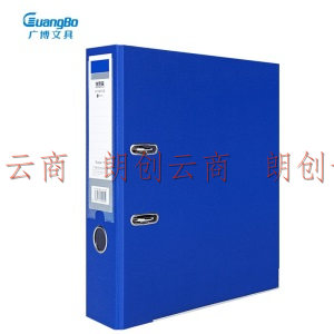 广博(GuangBo) A4 3寸蓝色6只装 pp快劳夹 资料文件夹 办公收纳用品  A11007