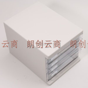 晨光(M&G)文具灰色四层桌面文件柜 抽屉式收纳柜 资料柜 单个装ADM95295