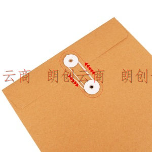 西玛（SIMAA）20只装牛皮纸250g加厚侧宽8cm文件袋档案袋 资料办公用品 6732
