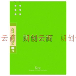 飞兹(fizz)12入A4文件夹/A3资料夹/档案夹/办公用品 绿色FZ101011