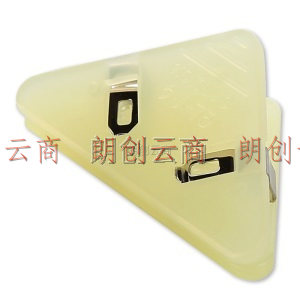  国誉(KOKUYO)三角塑料资料夹子/封口夹 (绿/红/黄) 3个/卡13*25mm  KURI-75