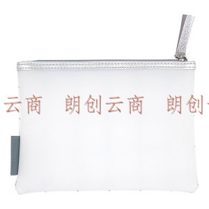  国誉（KOKUYO）学生办公格子印象文件袋 收纳袋 资料袋190*10*135mm  M 灰色WSG-KULP16MM