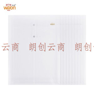 惠朗（huilang） 10只透明绕绳文件袋 档案袋资料袋 资料收纳袋 7039