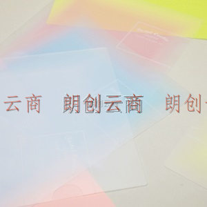  国誉（KOKUYO）淡彩曲奇·KATASU-R单片文件夹替换芯 305×220mm（四色混装）A4S WSG-FUY710
