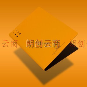 飞兹(fizz)高质感A4单强力文件夹板(含插页)办公用品 飞兹橙A2385