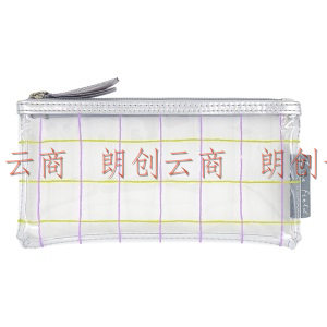  国誉（KOKUYO）学生办公格子印象文件袋 收纳袋 资料袋 180*10*90mm S 粉红黄WSG-KULP19PY