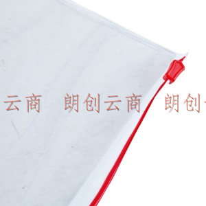 广博(GuangBo)12只装A4透明文件袋/拉链资料袋/办公用品 单色随机P0006