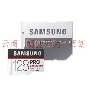 三星（SAMSUNG）128GB TF（MicroSD）存储卡 4K PRO 读速100MB/s 高度耐用视频监控卡行车记录仪，监控专用卡