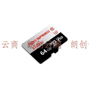 宏驰 64GB TF（MicroSD）存储卡 U3 C10 V60 铂金高速TF卡 读速180MB/s 高度耐用 高速传输 坚固耐用 TF卡