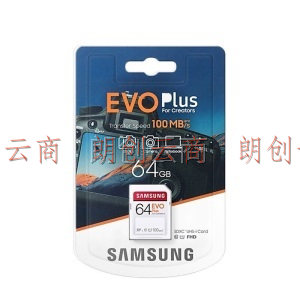 三星（SAMSUNG）64GB 高速SD存储卡 U1 C10 4K EVO Plus内存卡 全高清数码相机卡单反微单卡 读速100mb/s