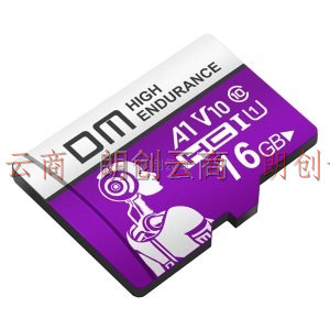 大迈（DM）16GB TF（MicroSD）存储卡 C10 机械师系列监控卡 行车记录仪摄像头专用高速内存卡（紫色）